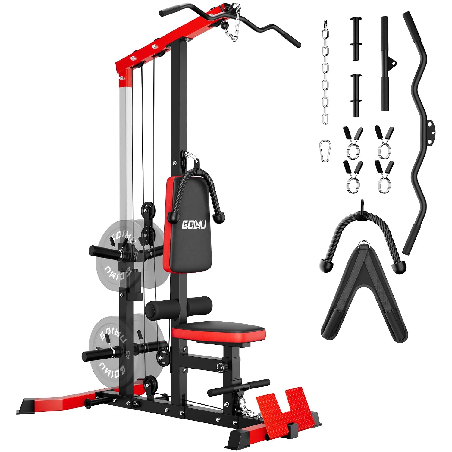 Home Gym Rowing Machine - LAT Pulldown & Row Kablo Makinesi