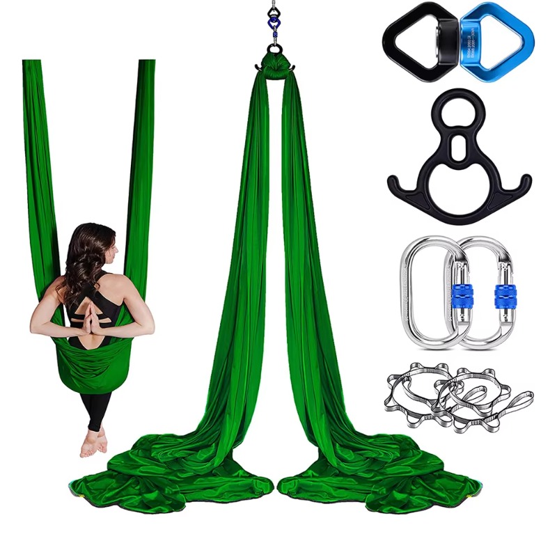 Home Gym Set - Kullanışlı Ayarlanabilir Hava Salıncağı Yoga Hamağı