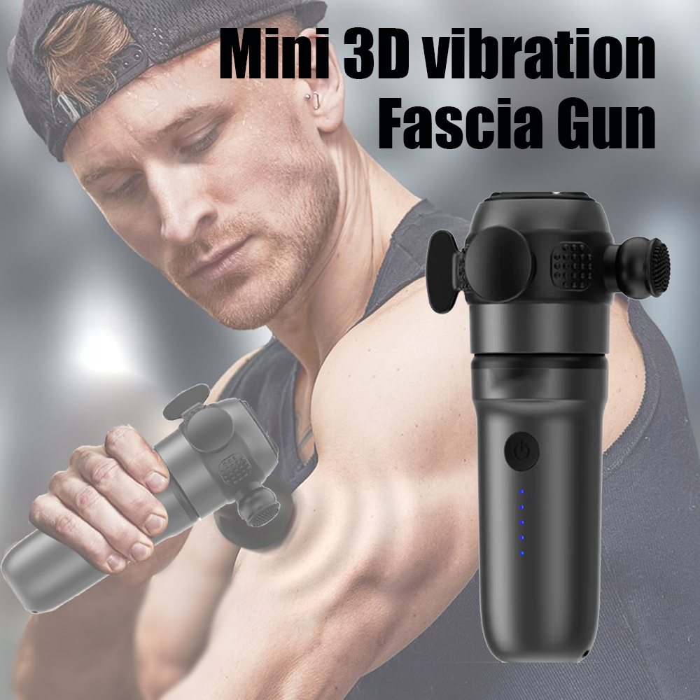 Home Gym Mini - Mini 3D Titreşimli Fasya Tabancası Derin