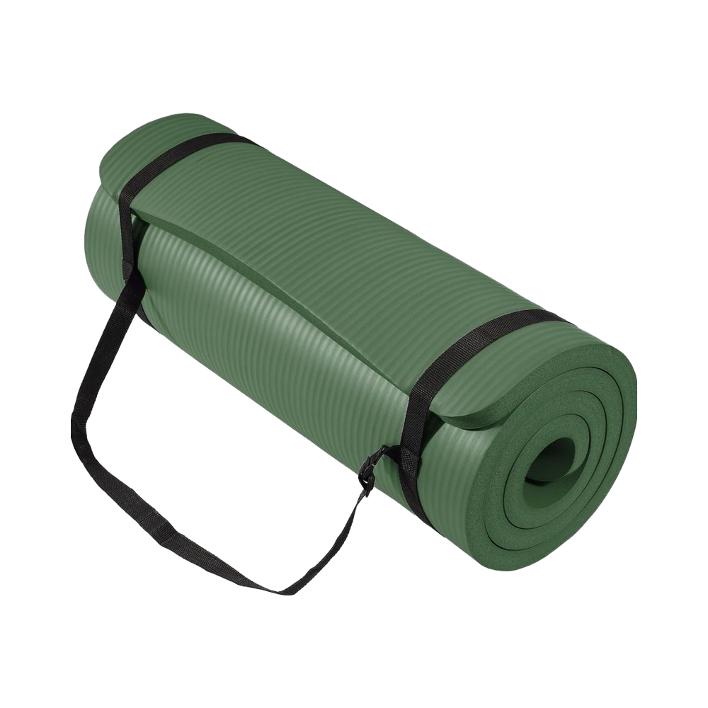 Home Gym Yoga Mat - Çevre Dostu 10mm Kalınlığında NBR Doğal