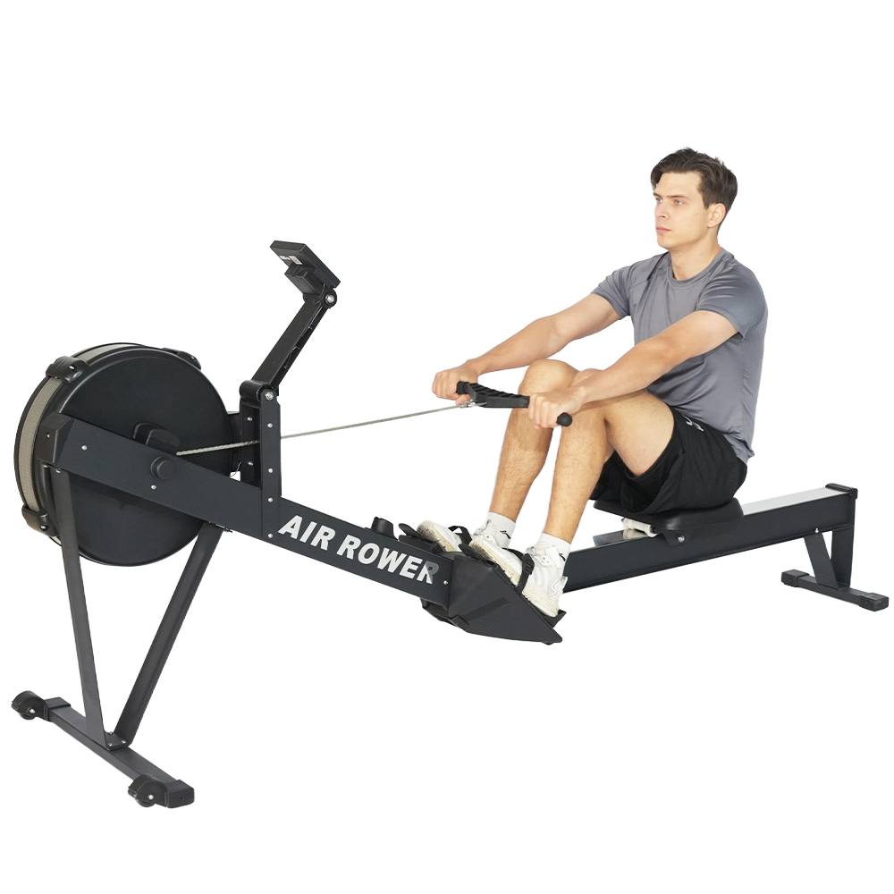 Home Gym Rowing Machine - Dayanıklı Katlanabilir Çelik Hava Dirençli Kürek