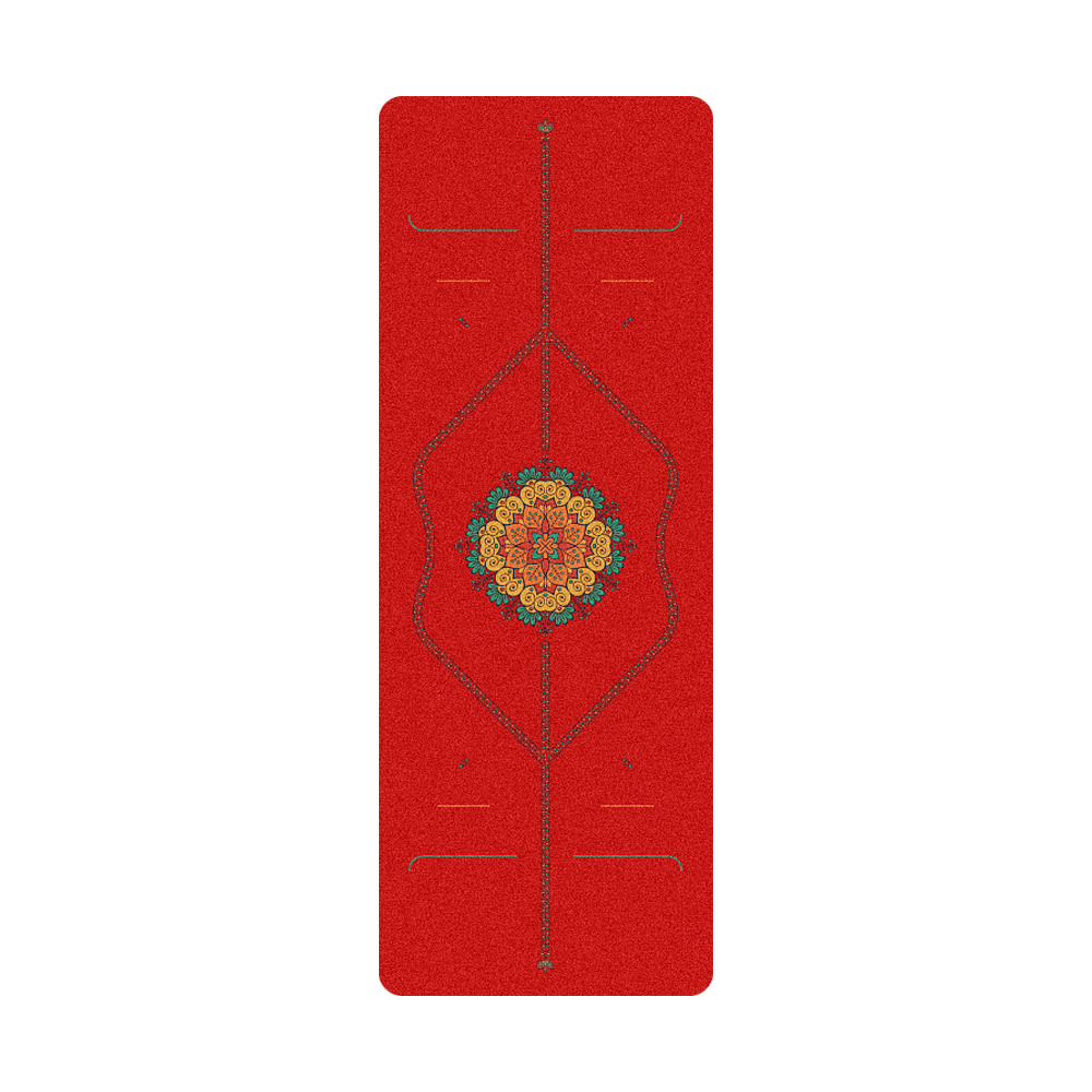 Gymnastics Mat Thick - Zen kafiye buzlu Pu doğal kauçuk