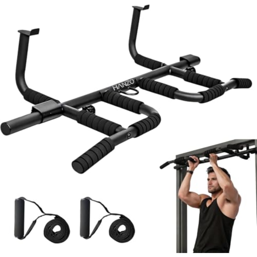 Home Gym Set - Kapıya Monte Çekme Barı Seti, Askı