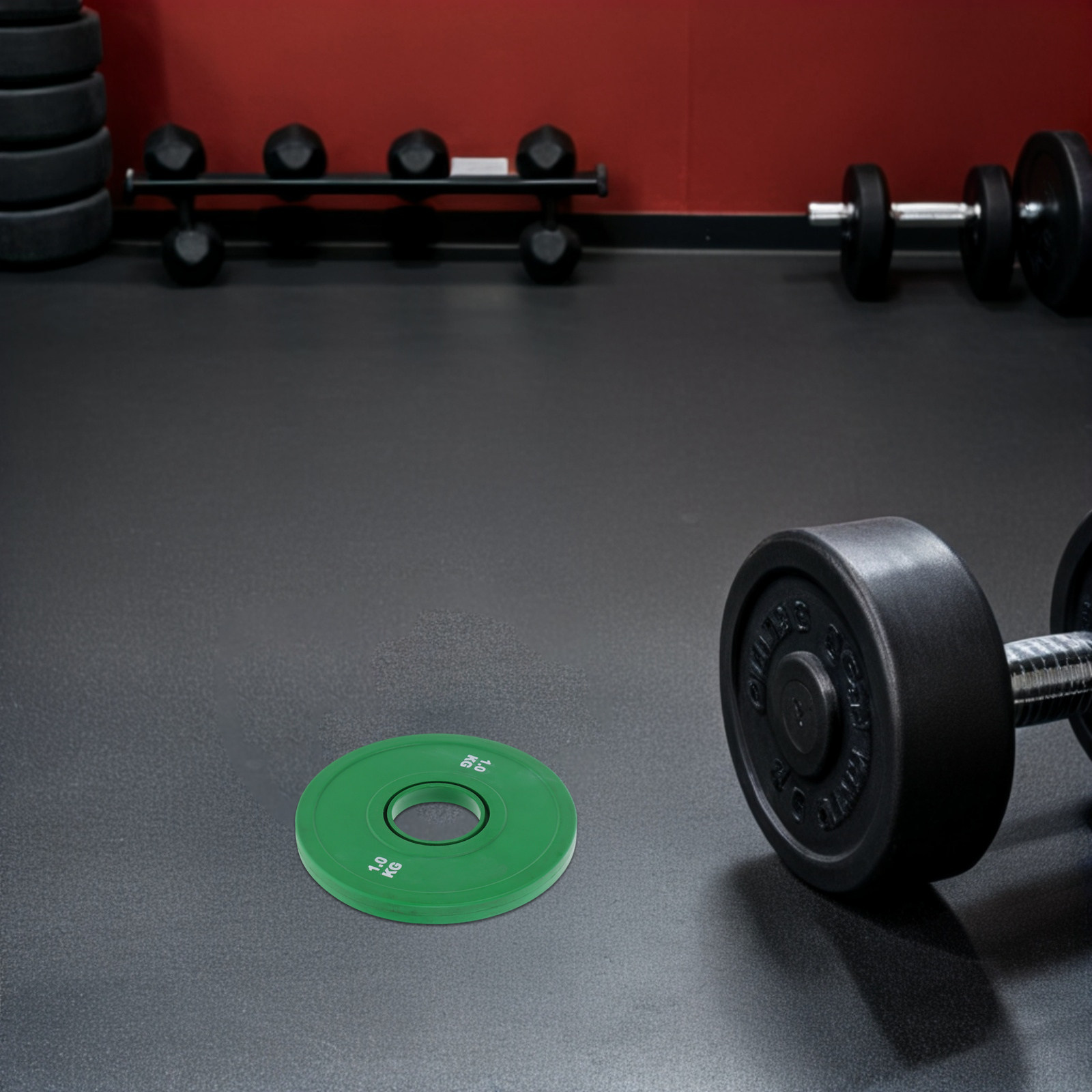 Weight Plate Bumper - Kauçuk Ağırlık Plakaları Halter 1Kg Renkli