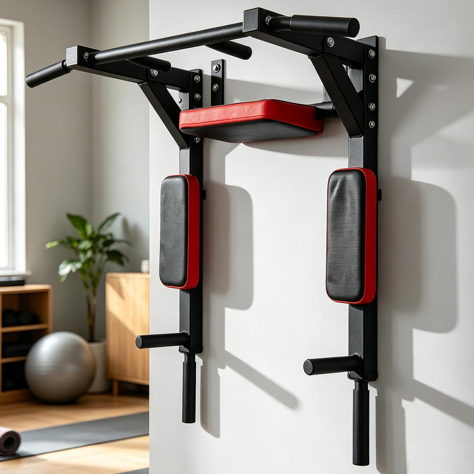 Home Gym Pull Up Bar - Duvara Monte Edilebilir Barfiks Çubuğu Fitness