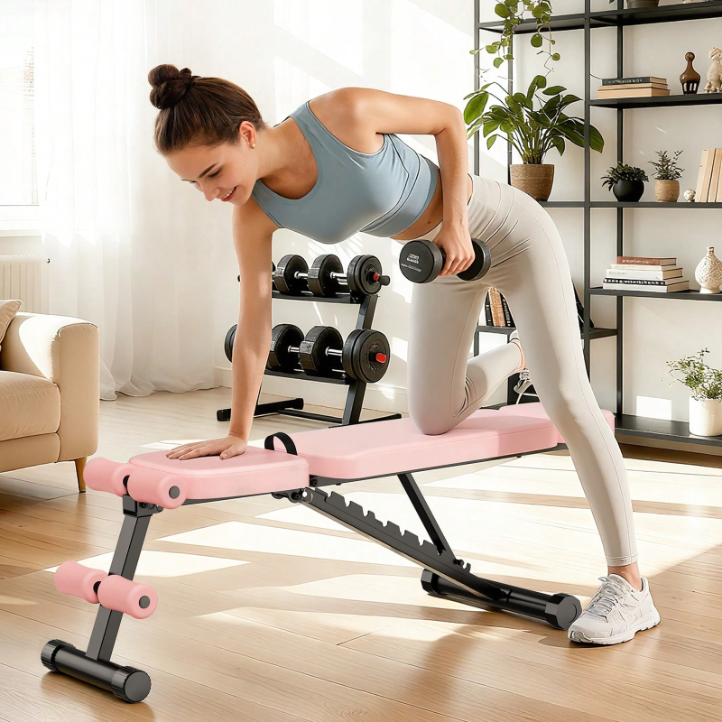 Home Gym Weight - 9 Pozisyonlu Ayarlanabilir Ağırlık Sehpası Katlanabilir
