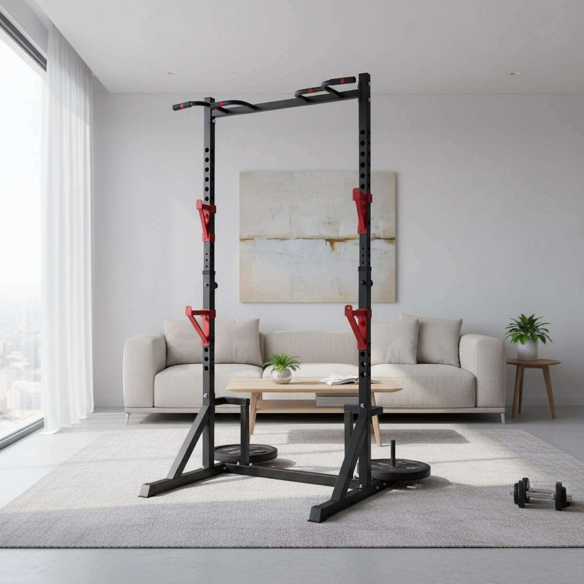 Ayarlanabilir Güç Rafı ve Çekm - Home Gym Pull Up Bar incelemesi ve fiyatı