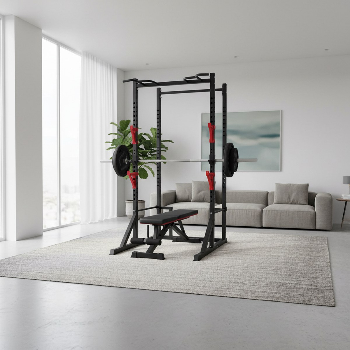 Ayarlanabilir Güç Rafı ve Çekm - Home Gym Pull Up Bar incelemesi ve fiyatı