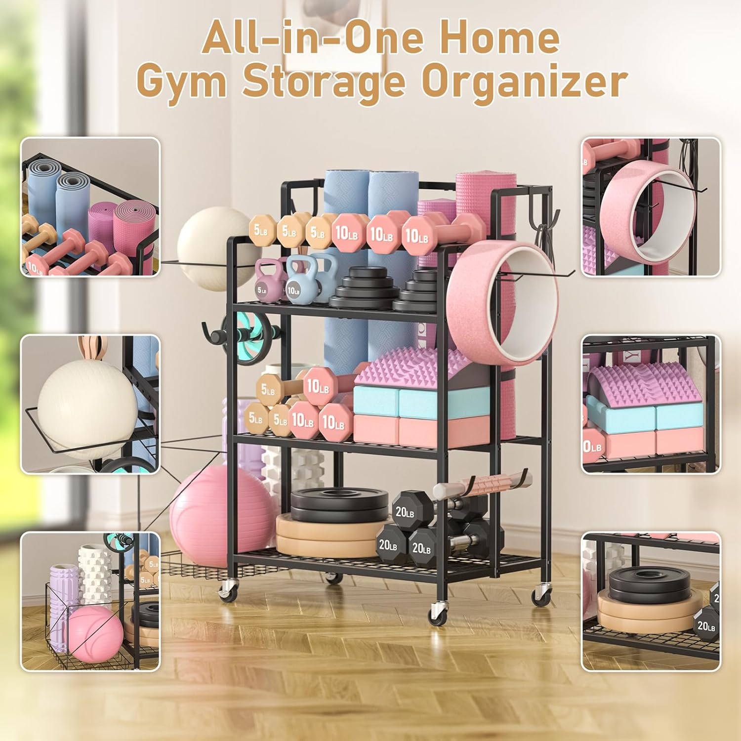 Ev Spor Salonu Depolama Ünites - Home Gym Kettlebells incelemesi ve fiyatı