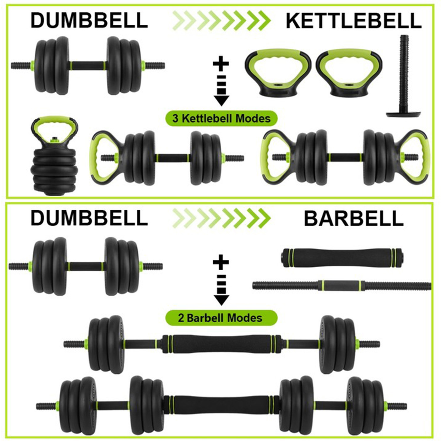 4'ü 1 Arada Ayarlanabilir Damb - Home Gym Kettlebells incelemesi ve fiyatı
