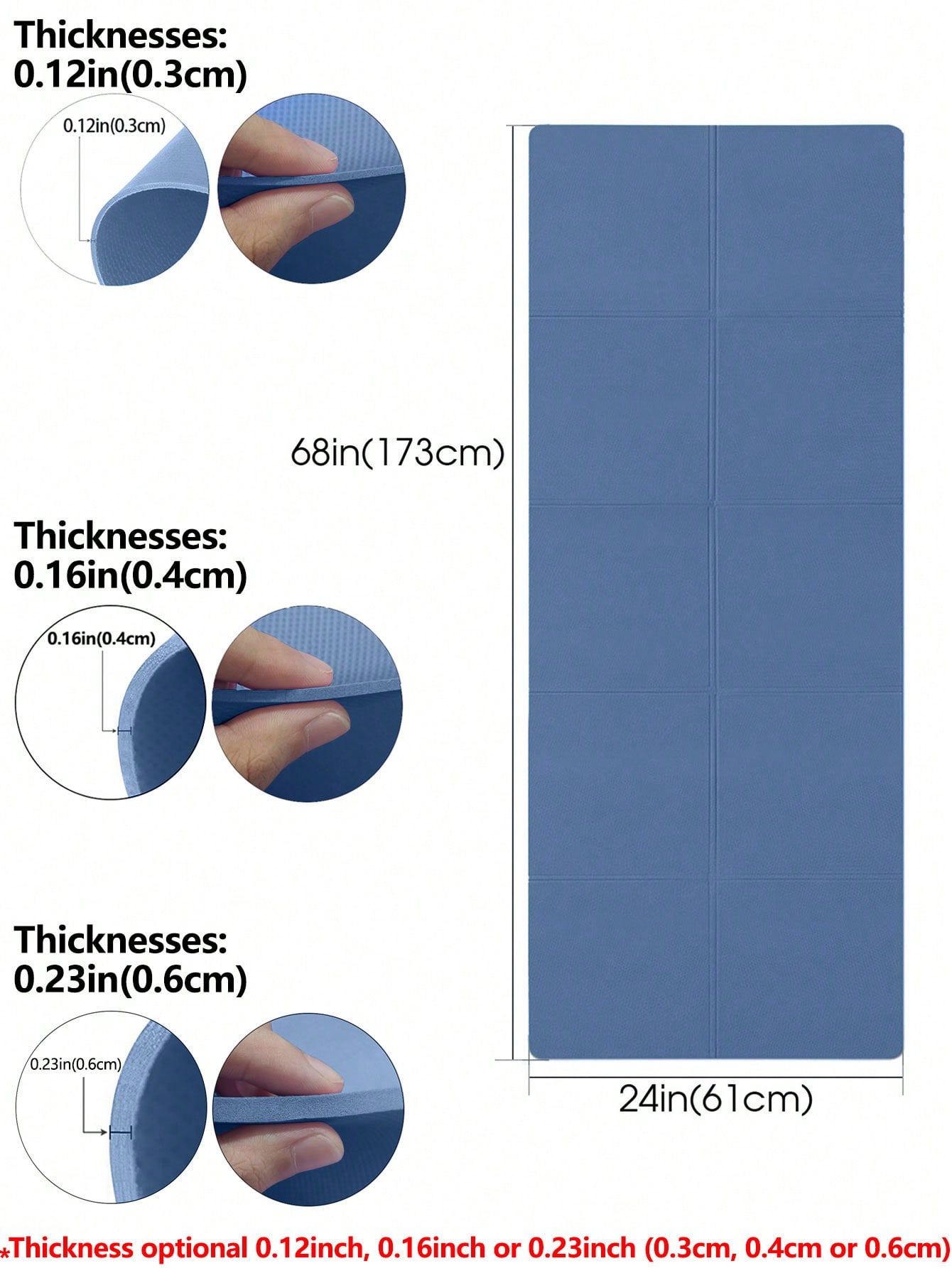 Katlanabilir Yoga Matı Koyu Ma - Gymnastics Mat Thick incelemesi ve fiyatı