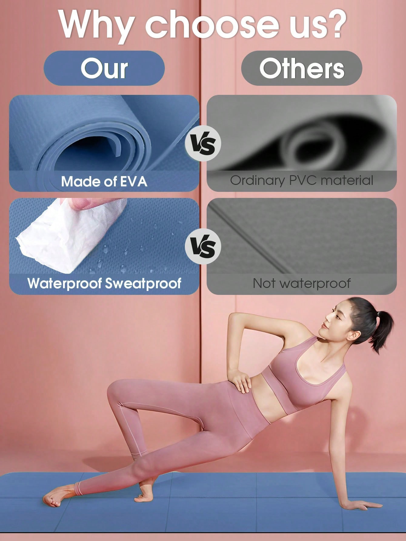 Katlanabilir Yoga Matı Koyu Ma - Gymnastics Mat Thick incelemesi ve fiyatı