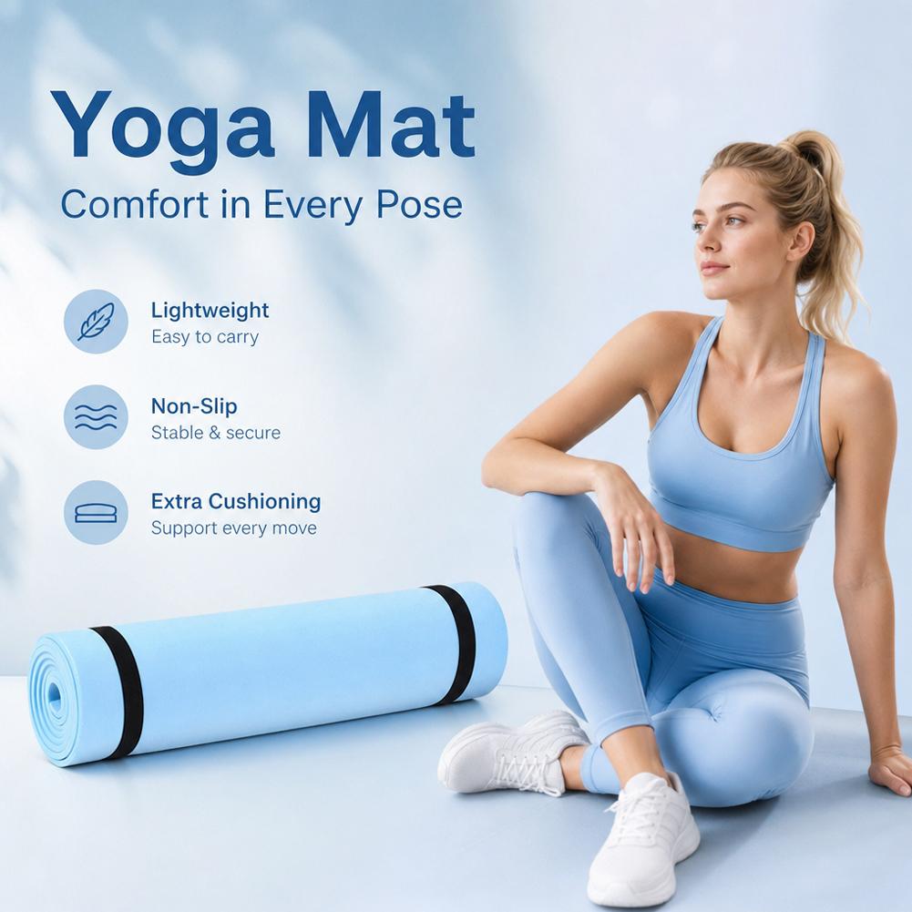 1/2 adet kalın Yoga matı kayma - Gymnastics Mat Thick incelemesi ve fiyatı